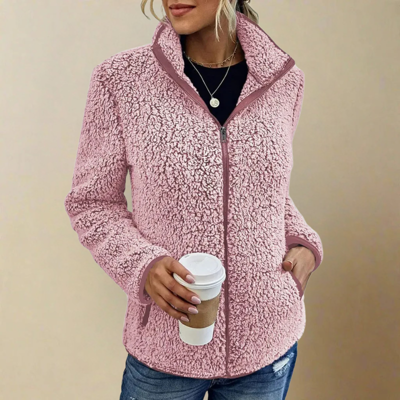 Zena – Fleece Jacket with Double Pockets