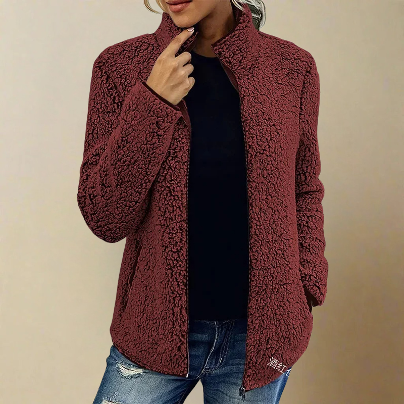 Zena – Fleece Jacket with Double Pockets