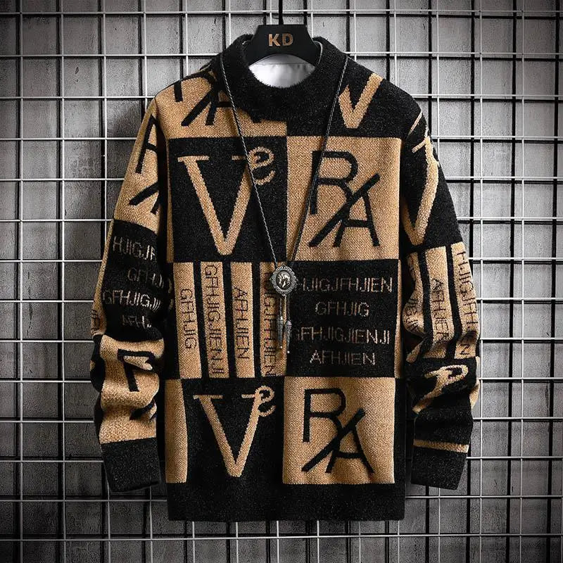 Zeref – Knitted Sweater with Stripes