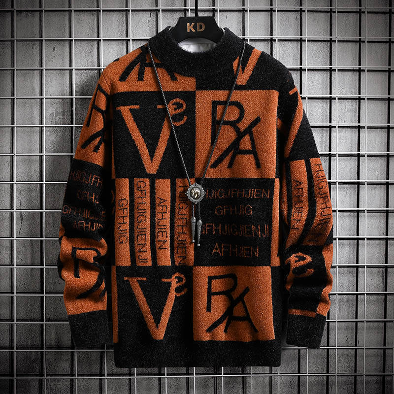 Zeref – Knitted Sweater with Stripes