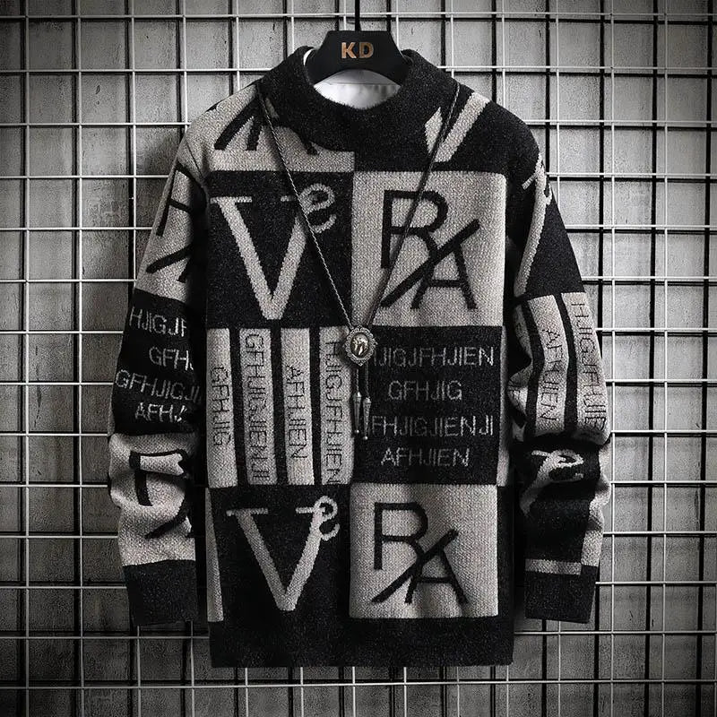 Zeref – Knitted Sweater with Stripes