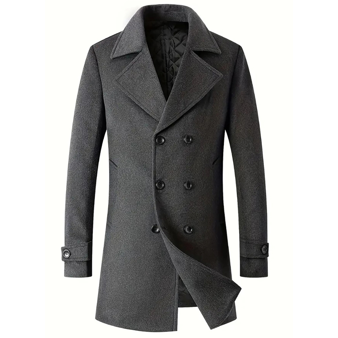 Zeru – Double-Breasted Wool Coat