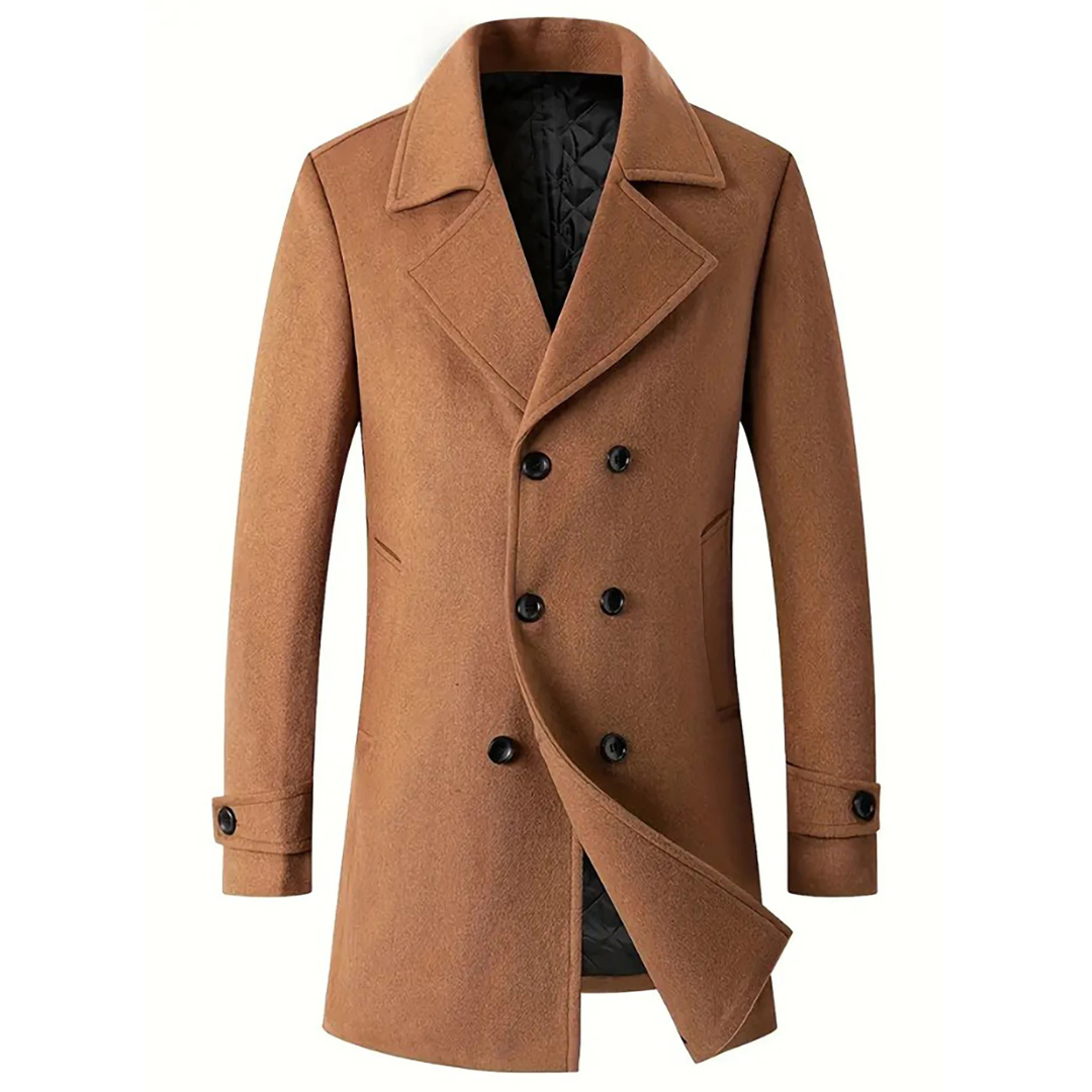 Zeru – Double-Breasted Wool Coat