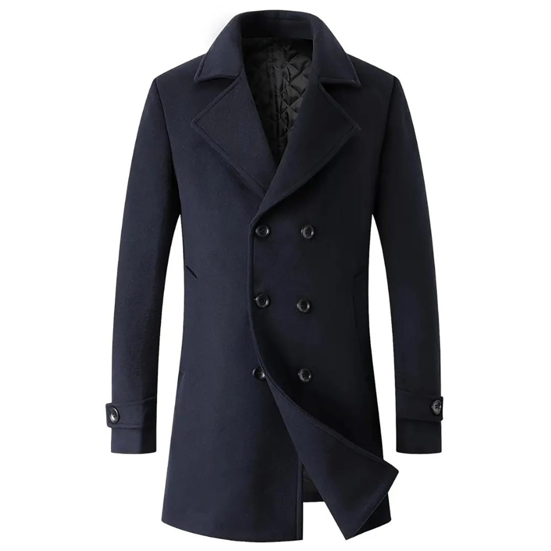 Zeru – Double-Breasted Wool Coat