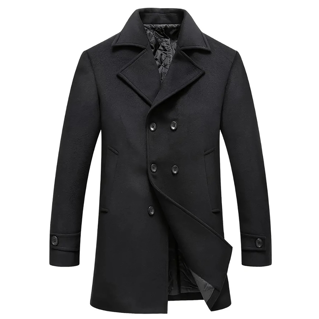 Zeru – Double-Breasted Wool Coat