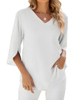 Zuella - Blouse with V-Neck
