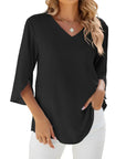 Zuella - Blouse with V-Neck