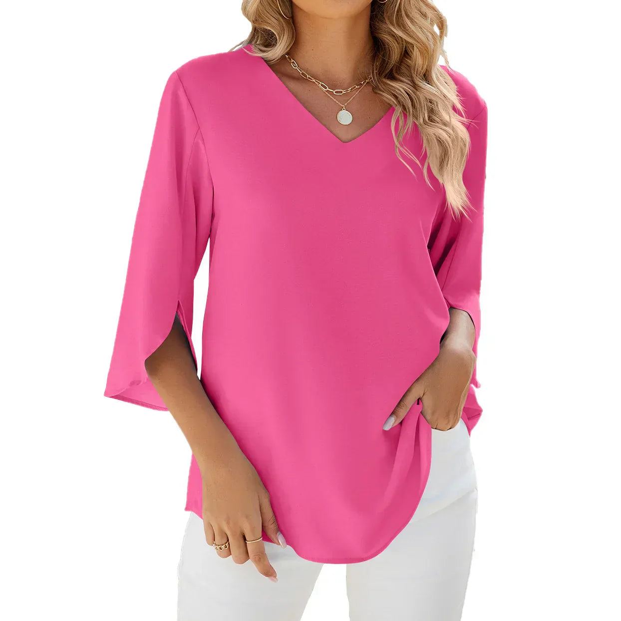Zuella - Blouse with V-Neck