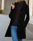 Zuleika – Warmer Winter Mid-Length Wool Coat