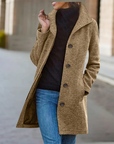 Zuleika – Warmer Winter Mid-Length Wool Coat