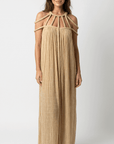 Aria Linen Maxi Dress