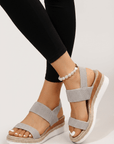 Elora Stretch Platform Sandals