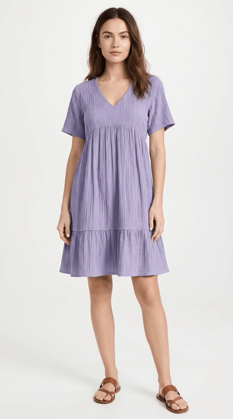 Mira V-Neck Mini Dress