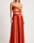 Solara Hollow-Out Maxi Dress