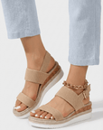 Elora Stretch Platform Sandals
