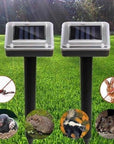 Solar-Powered Mole, Mouse, Snake Pest Rodent Repeller