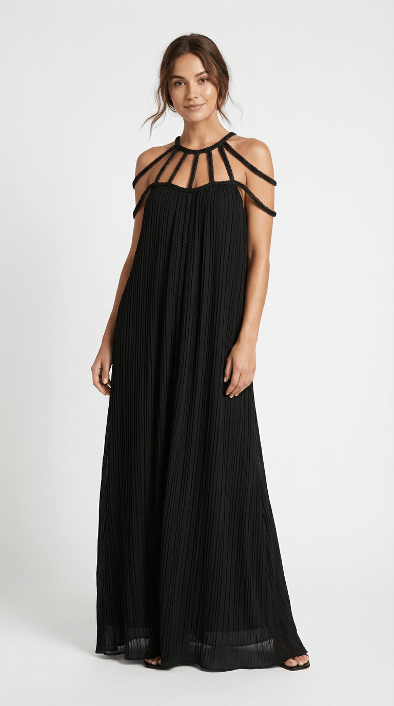 Aria Linen Maxi Dress