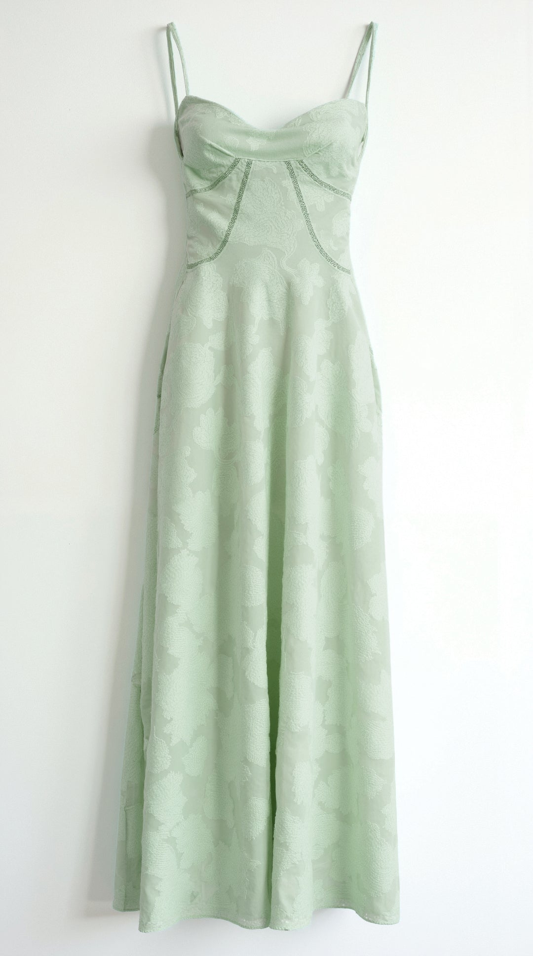 Myla Floral Jacquard Maxi Dress