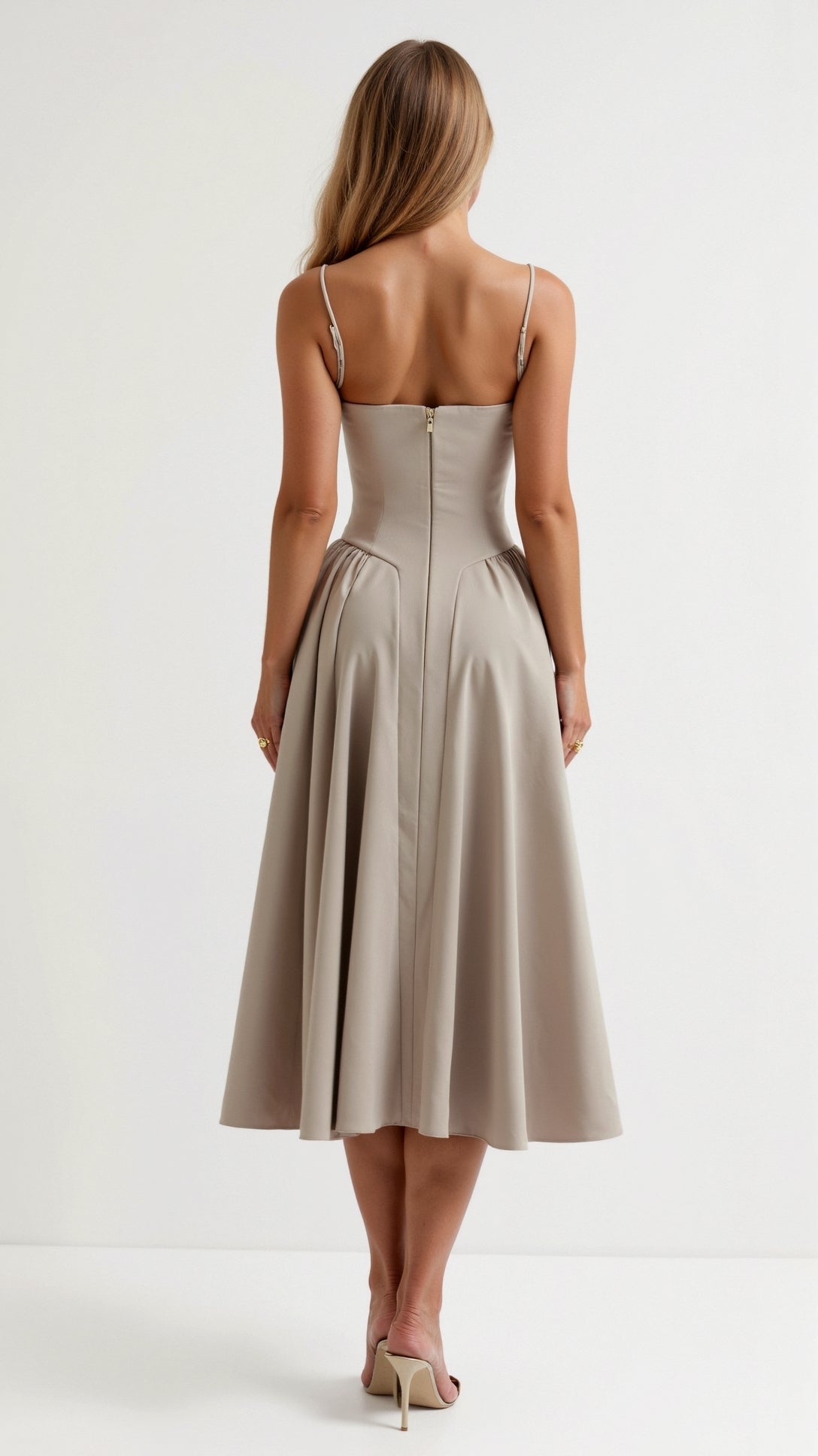 Freya Floral Corset Midi Dress