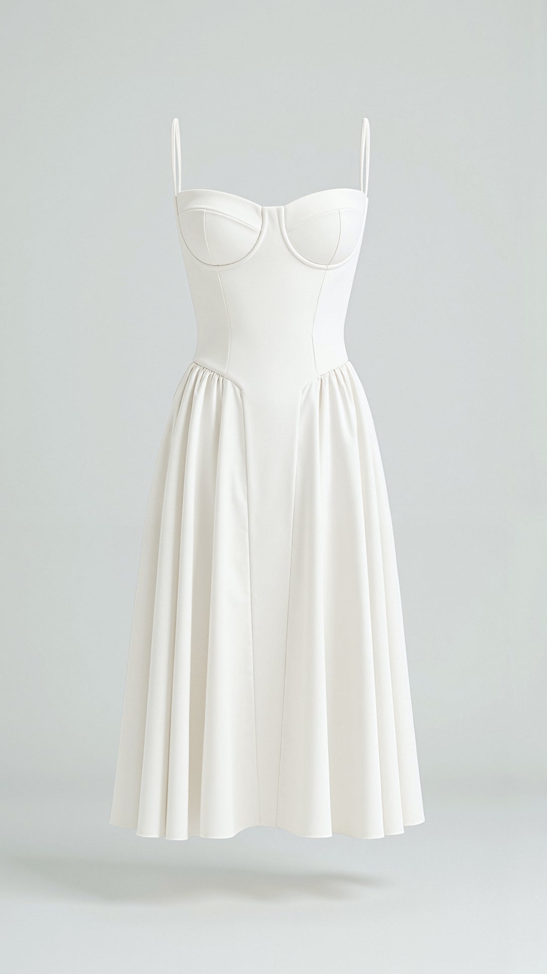 Freya Floral Corset Midi Dress