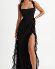Susan Ruffled Maxi Dress