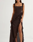 Susan Ruffled Maxi Dress