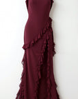 Susan Ruffled Maxi Dress