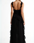 Susan Ruffled Maxi Dress